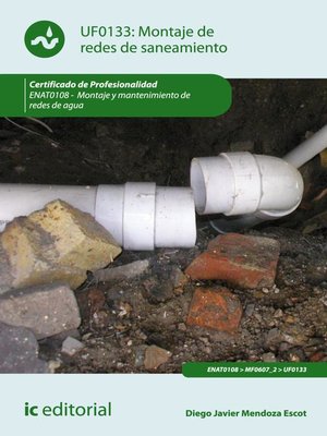 cover image of Montaje de redes de saneamiento. ENAT0108